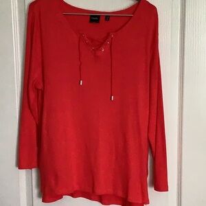 Misses/ladies long sleeve cotton top
